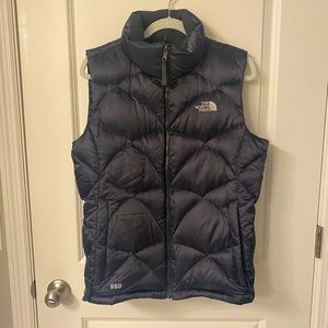 North Face Gray Puffer Vest